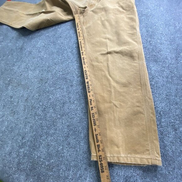 VTG Carhartt Jeans Mens 40x31 Brown Duck Canvas Carpenter Union Made USA 90s Y2K - Picture 4 of 16